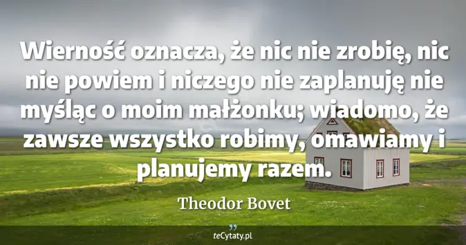 Theodor Bovet - zobacz cytat