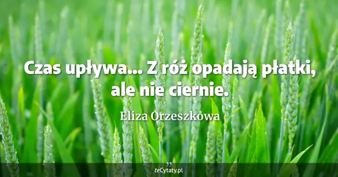 Eliza Orzeszkowa - zobacz cytat