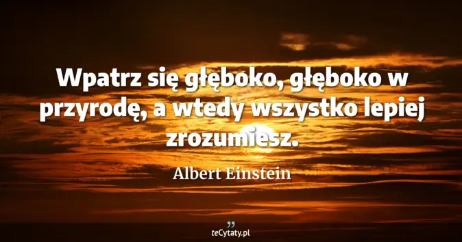 Albert Einstein - zobacz cytat