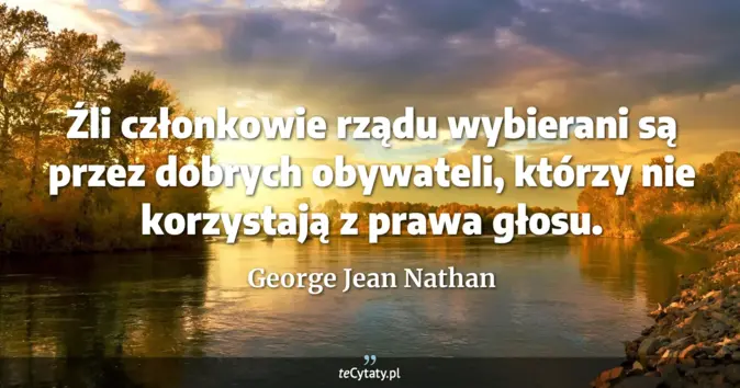 George Jean Nathan - zobacz cytat