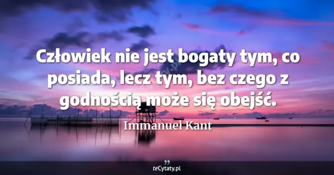 Immanuel Kant - zobacz cytat